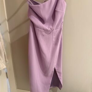 Lovers + Friends Purple Asymmetrical Sheath Dress